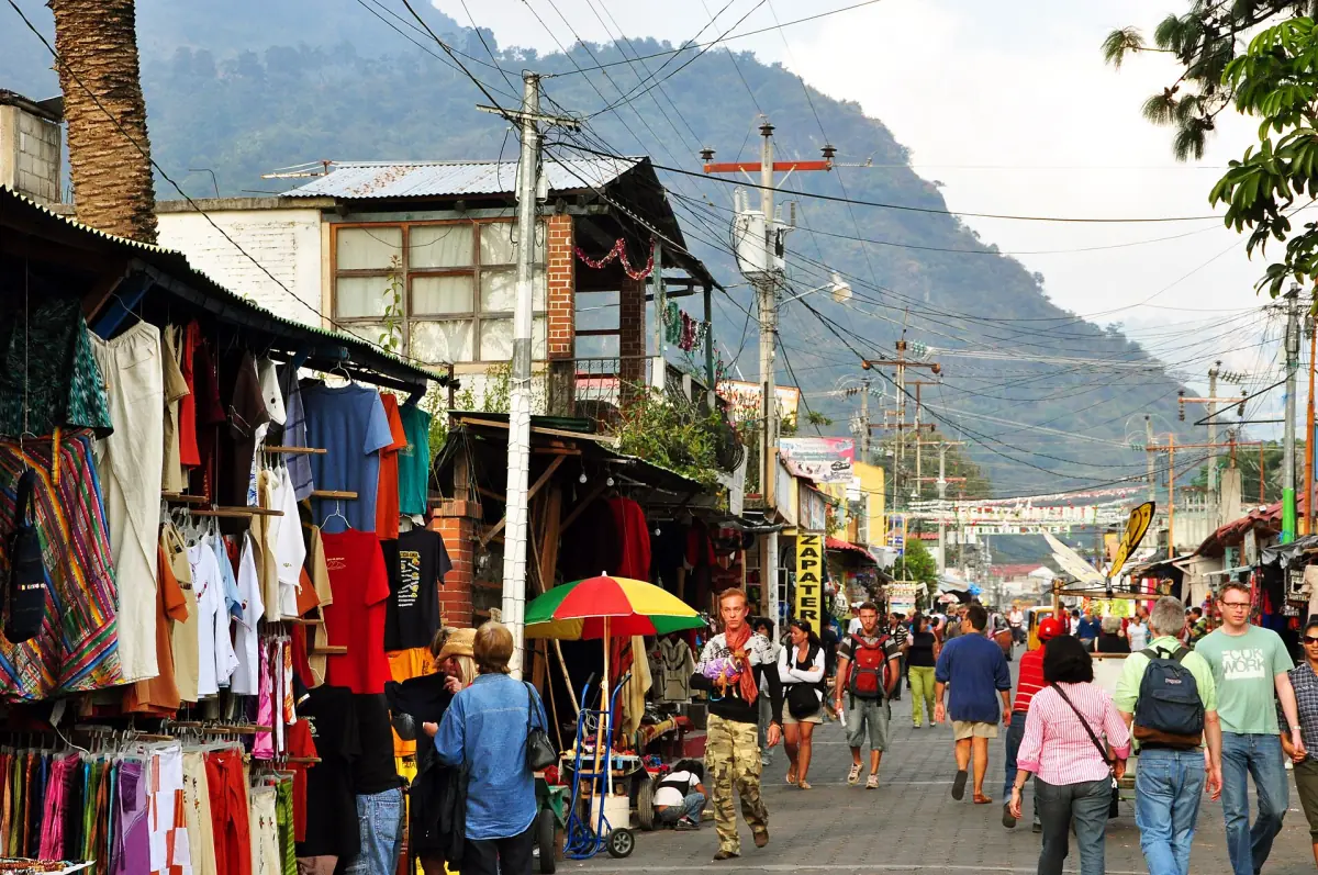 Calle Santander in Panajachel