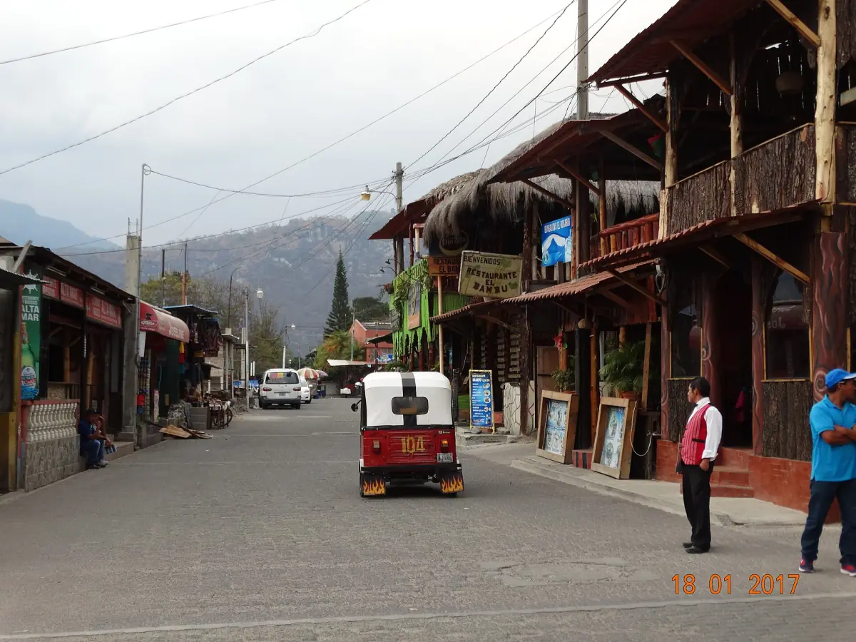 A street in Panajachel