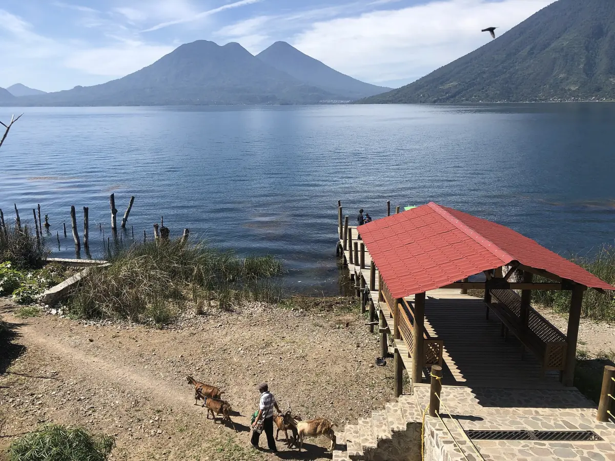 The dock at San Marcos La Laguna