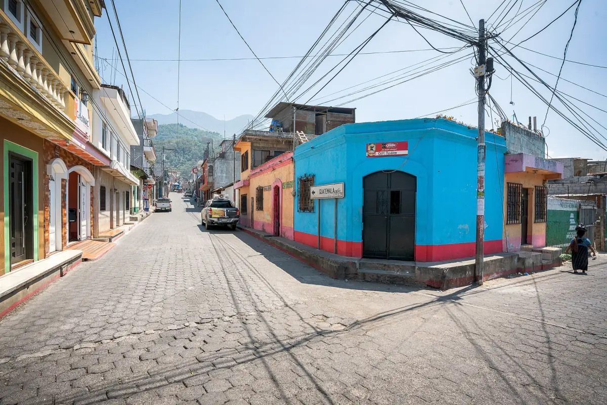 A street in Santiago Atitlán
