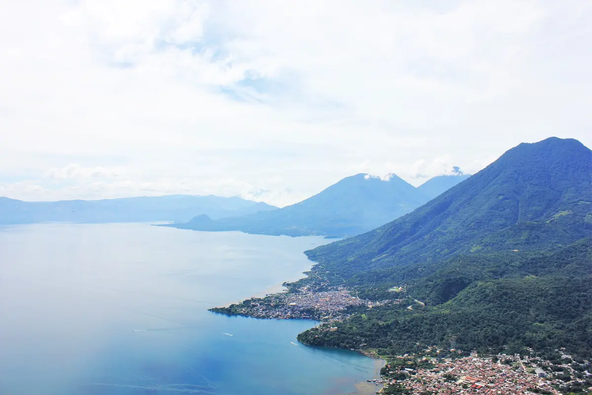 San Pedro and the lake from Indian Nose